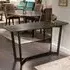 Oscar Console Table with Metal Base - Marble