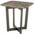 Oscar Lamp Table with Metal Base - Marble