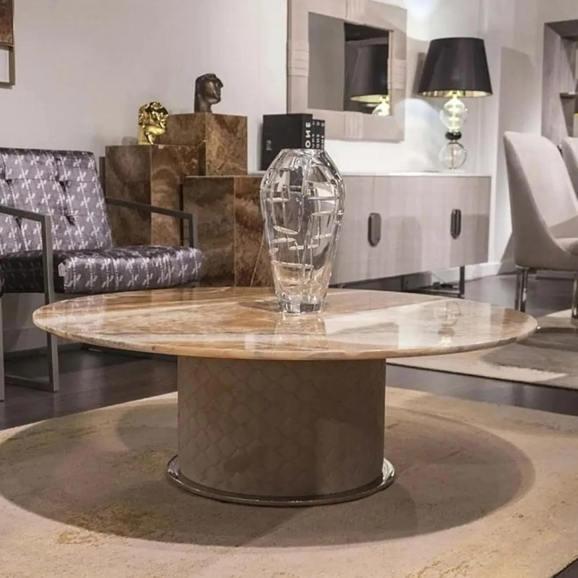 Prestige Round Coffee Table - Marble