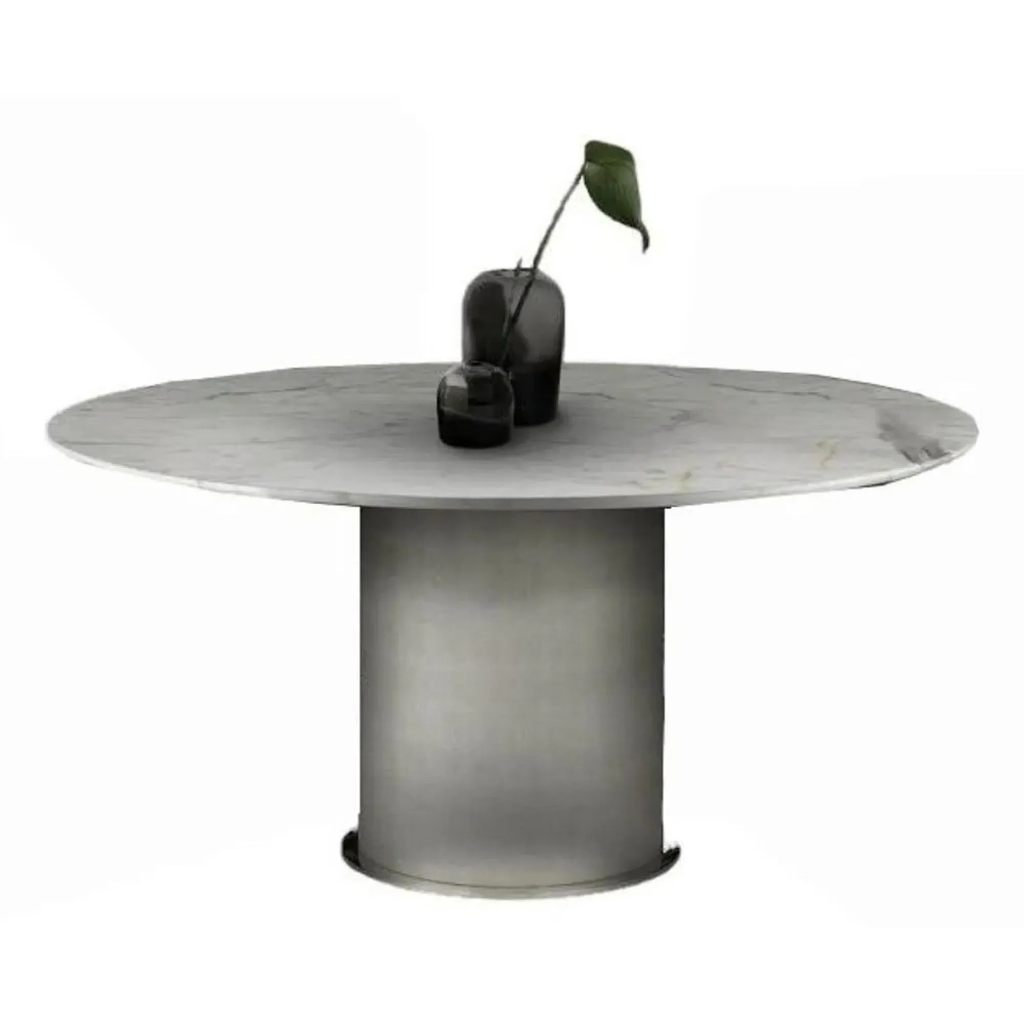 Prestige Round Pedestal Dining Table - Marble