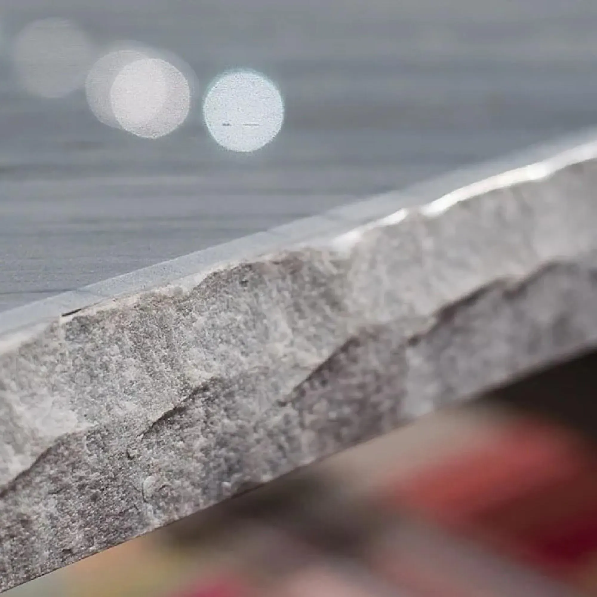 Roma Chiseled Edge Marble Occasional Table