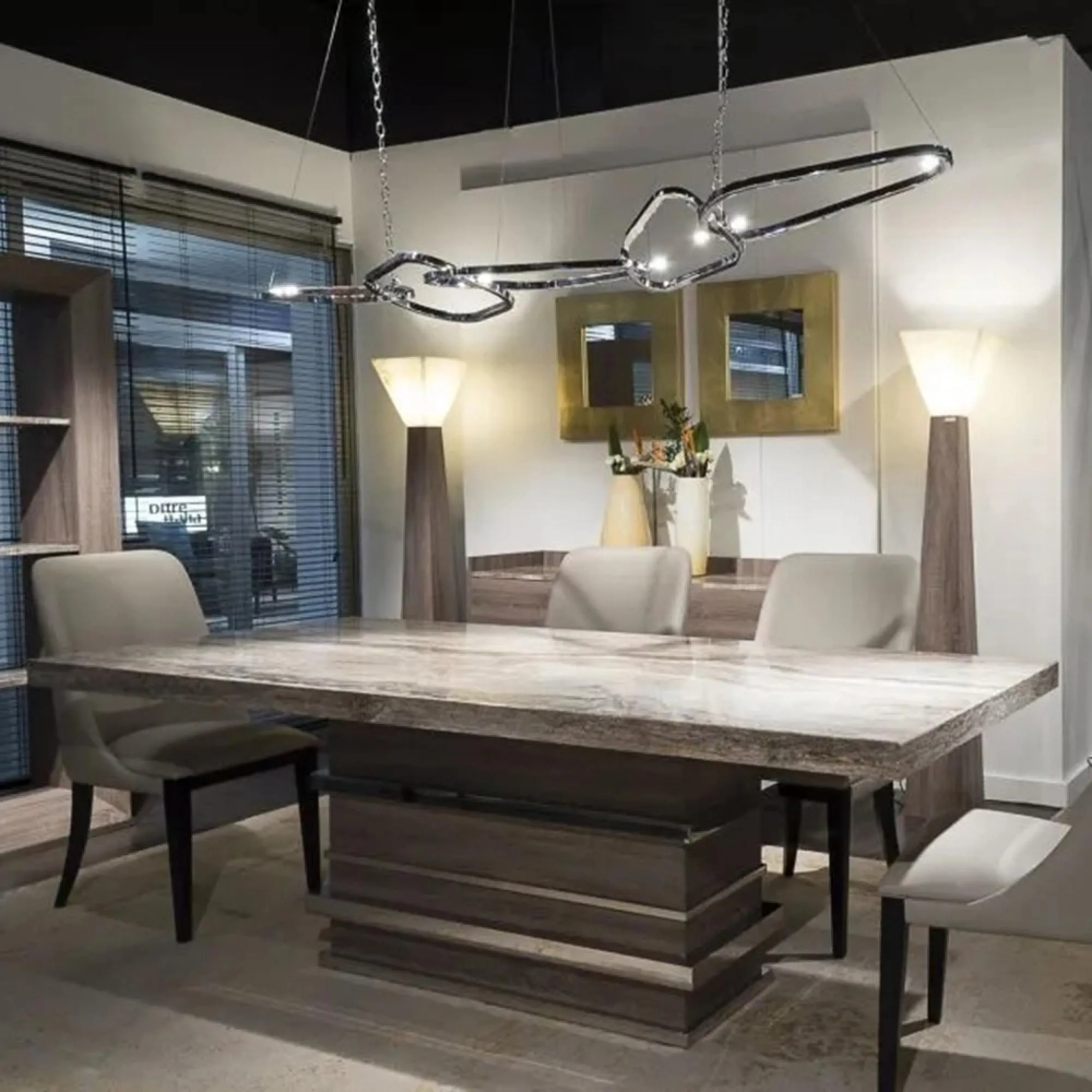 Saturn Dining Table - Marble