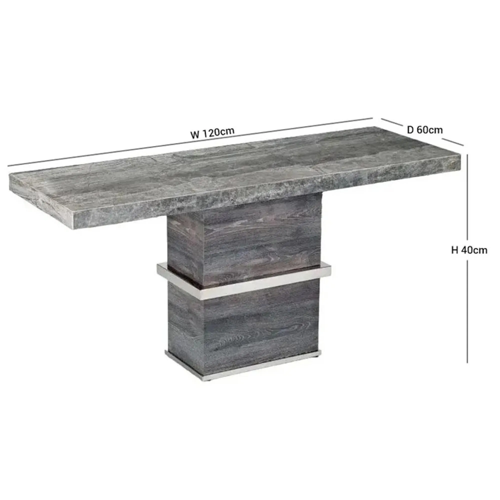 Saturn Light Occasional Tables - Marble, Stainless Steel