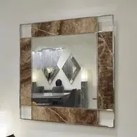 Square Wall Mirror - Marble