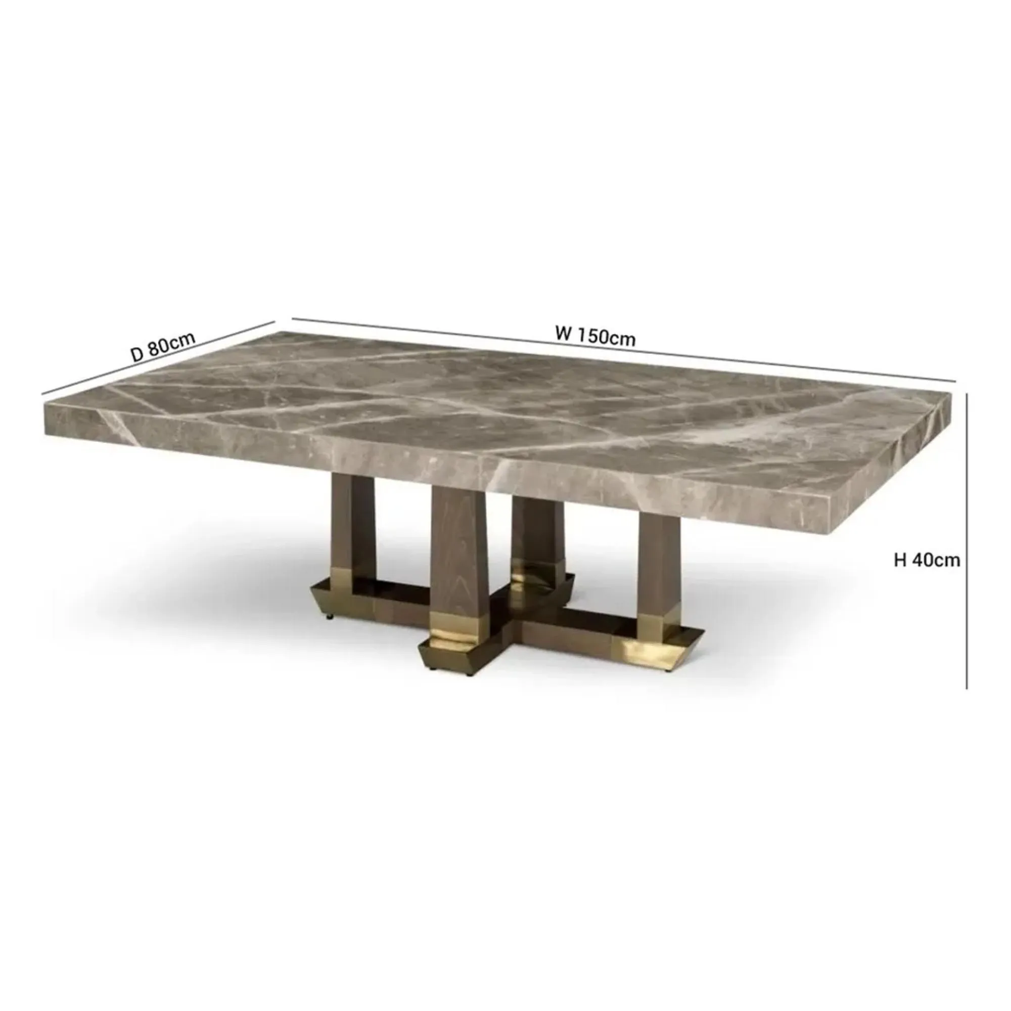 Stone International Daytona Coffee Table - Marble