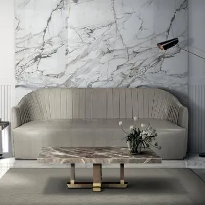 Stone International Daytona Coffee Table - Marble image