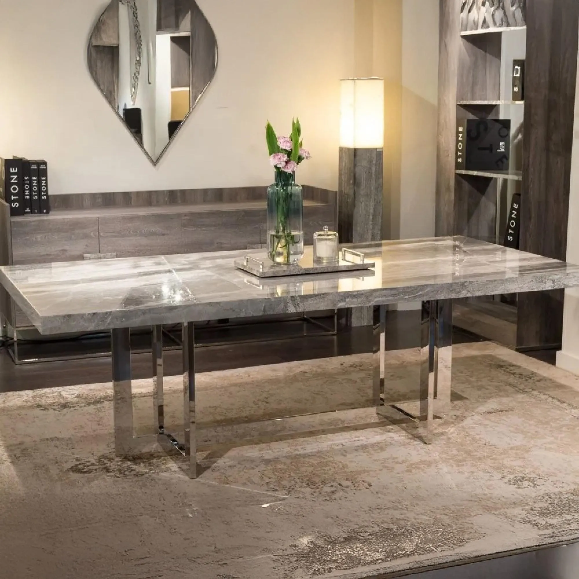 Stone International Horizon Dining Table - Marble
