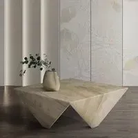 Stone International Origami Occasional Table - Marble