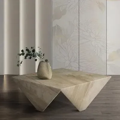 Stone International Origami Occasional Table - Marble image