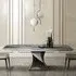 Stone International Twist Pedestal Dining Table - Marble