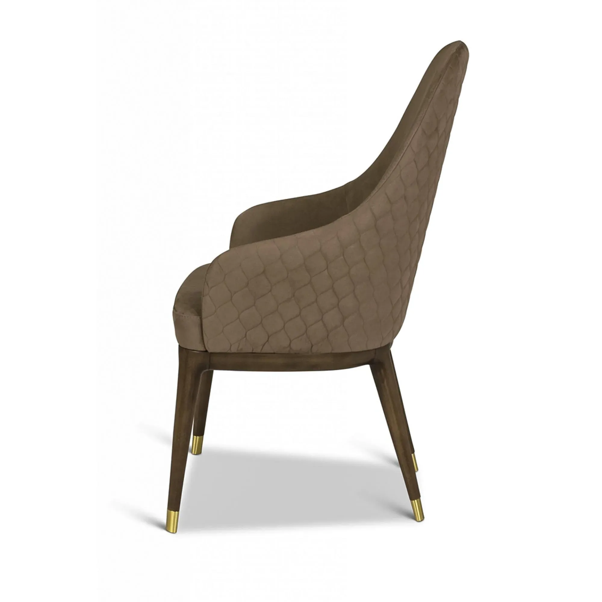 Sylvia Leather Dining Armchair