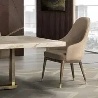 Sylvia Leather Dining Armchair