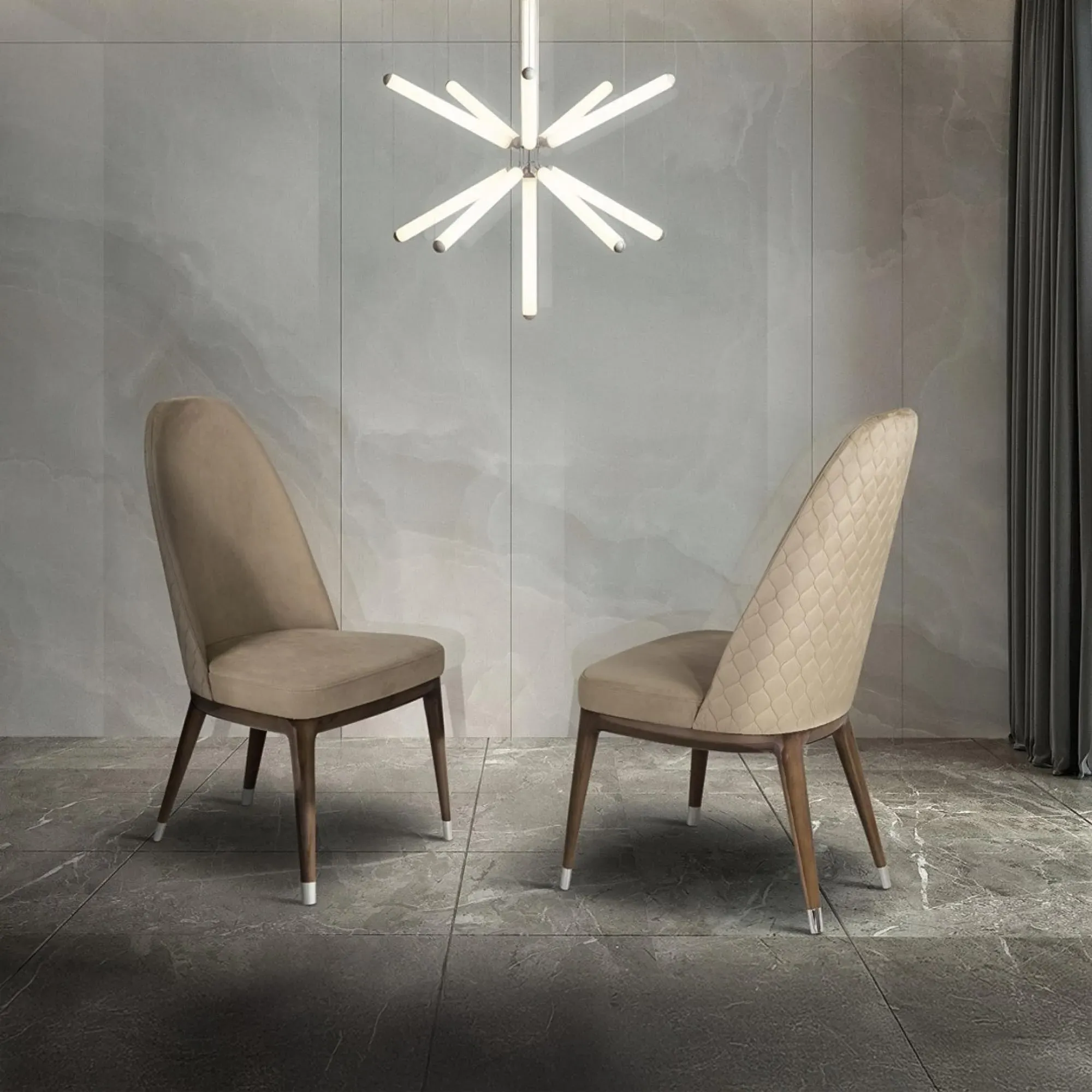 Sylvia Leather Dining Chair