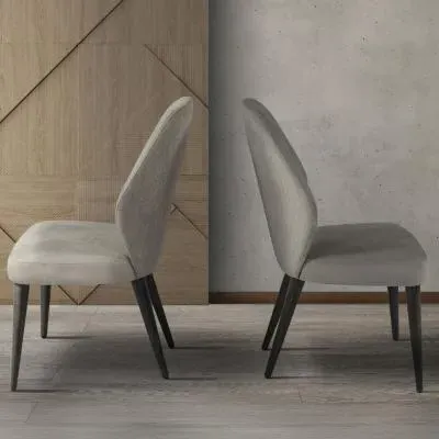 Tessa Nabuk Fabric Dining Chair image