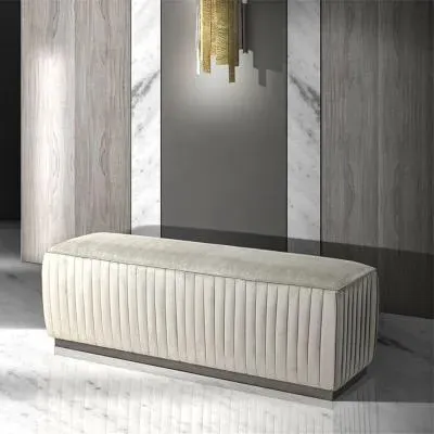Westin Leather Bench image