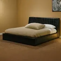 X Leather Bed