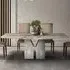 Zenith Marble Pedestal Dining Table