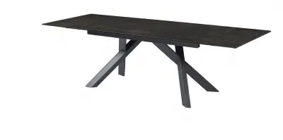 Derby 6 Seater Extending Dining Table - Dark Grey, Ceramic image