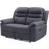 Hooven 2-Seater Recliner - Charcoal, Fabric