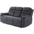 Hooven 3-Seater Recliner - Charcoal, Fabric