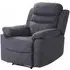 Hooven Reclining Armchair - Charcoal, Fabric