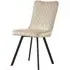 Visalia Dining Chair Set - Champagne, Velvet
