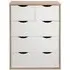 Allen 3+2 Drawer Chest - White