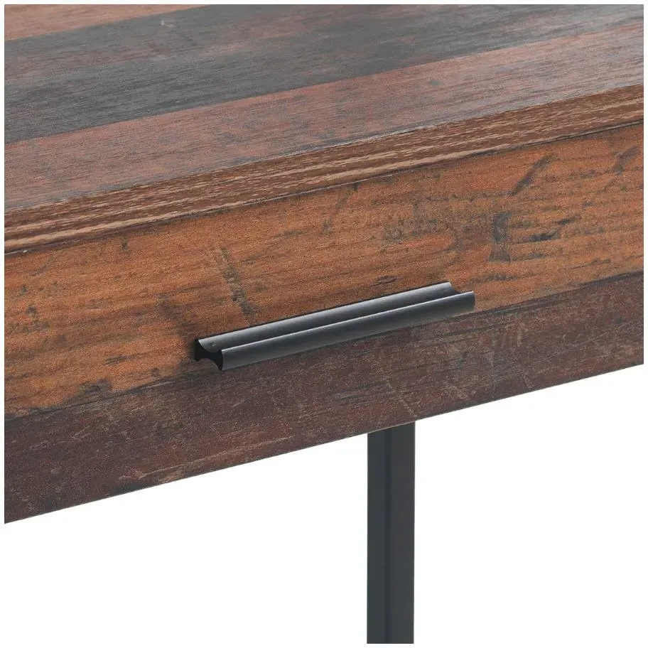 Alpena 1 Drawer Desk - Rustic Oak