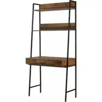 Alpena 1 Drawer Desk - Rustic Oak