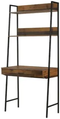 Alpena 1 Drawer Desk - Rustic Oak image