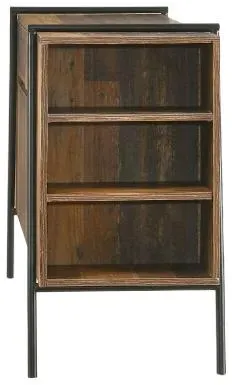 Alpena 120cm Sideboard with Storage - Rustic Oak