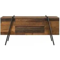 Alpena 120cm TV Unit with Drawers - Rustic Oak