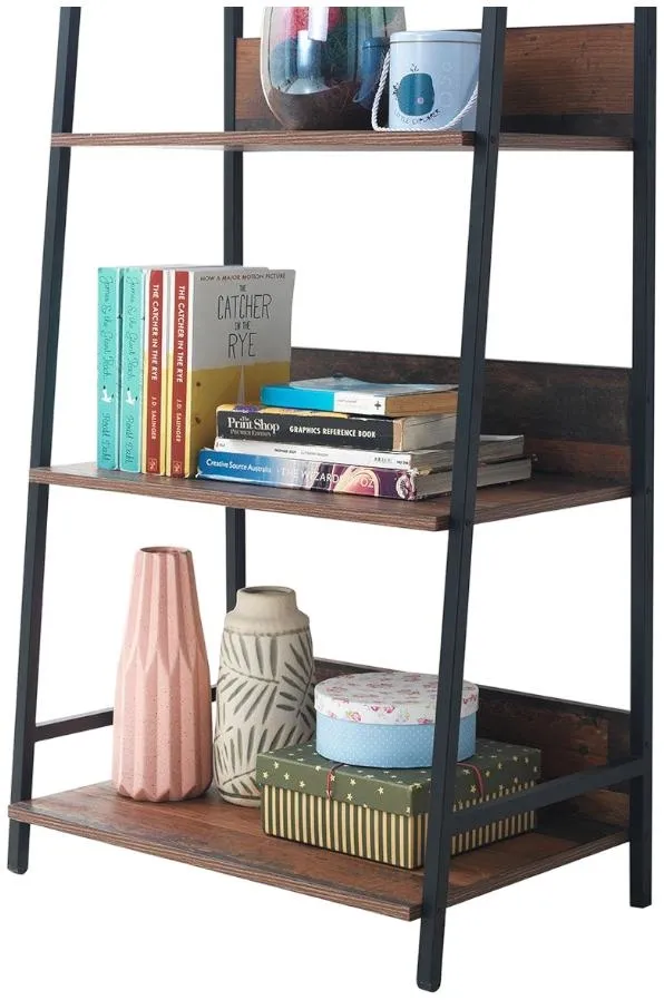 Alpena Open Shelving Unit - Rustic Oak