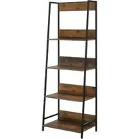 Alpena Open Shelving Unit - Rustic Oak