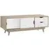 Anson 120cm TV Unit - Sonoma Oak and White