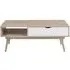 Anson Coffee Table with Drawer - Sonoma Oak, White