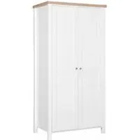 Arthur 2 Door Wardrobe - White