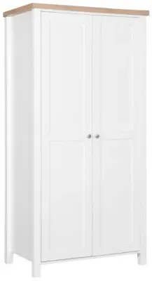 Arthur 2 Door Wardrobe - White