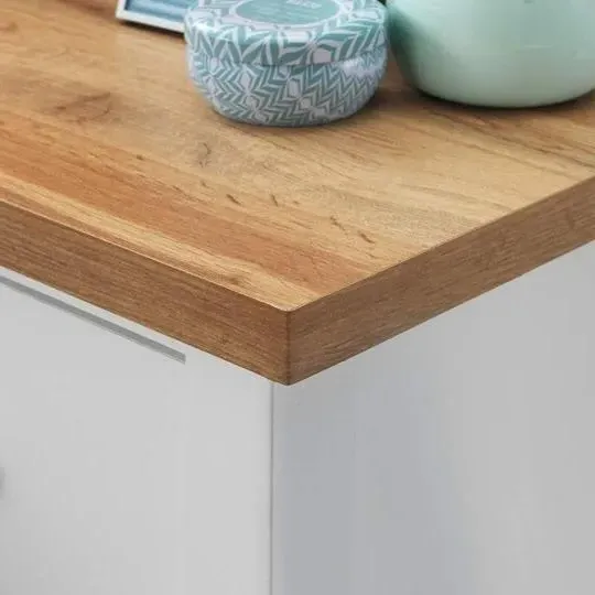 Arthur 2 Drawer Bedside Cabinet - White