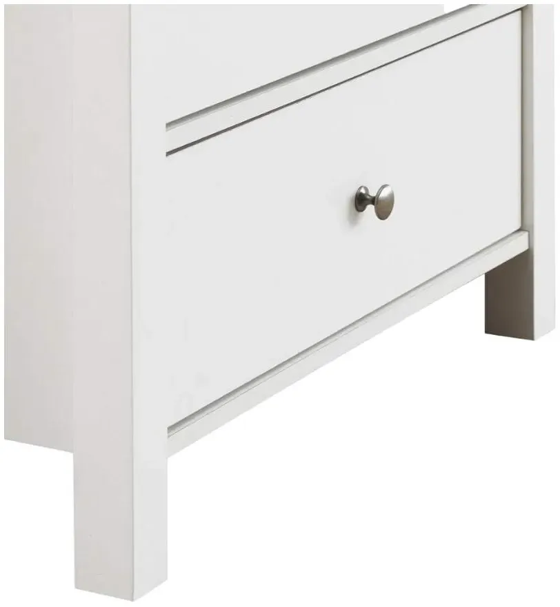 Arthur 3 Drawer Small Chest - White