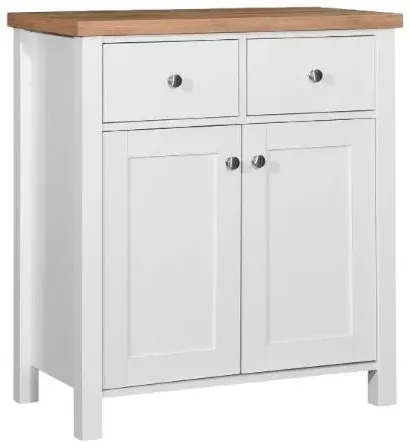 Arthur 80cm 2 Door Compact Sideboard - White