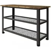 Barren Tall Slim Coffee Table - Rustic Oak