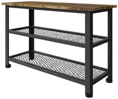 Barren Tall Slim Coffee Table - Rustic Oak