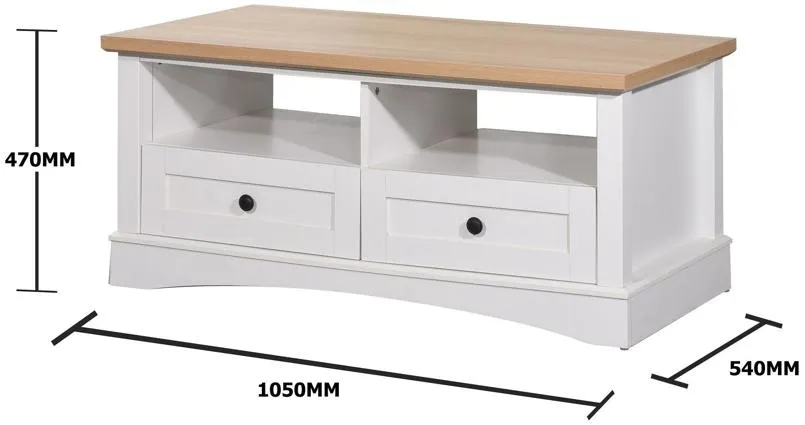 Cobb 2 Drawer Coffee Table