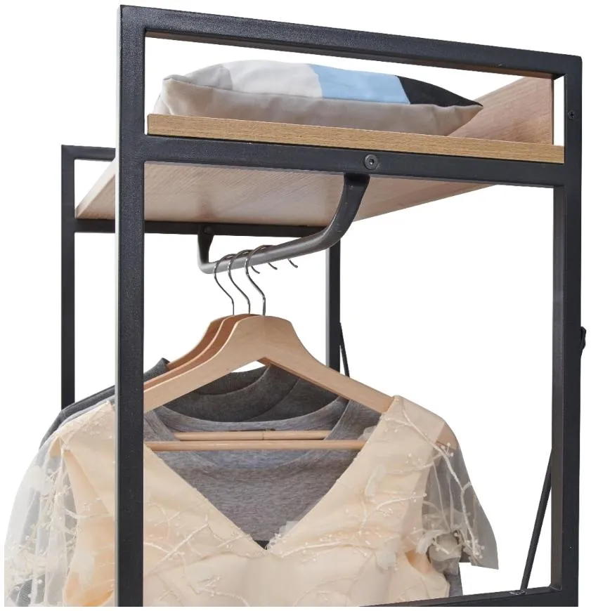 Craven 2 Drawer Open Wardrobe - Riviera Oak