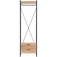 Craven 2 Drawer Open Wardrobe - Riviera Oak