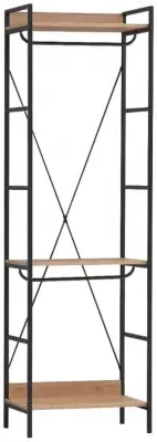 Craven 3 Shelves Open Wardrobe - Riviera Oak image