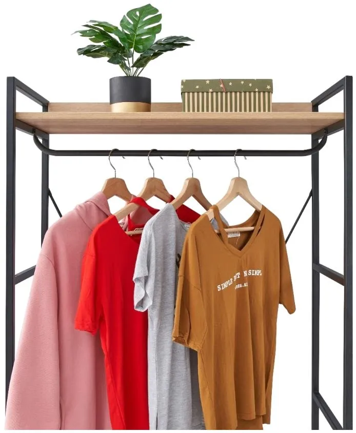 Craven Wide Open Wardrobe - Light Oak