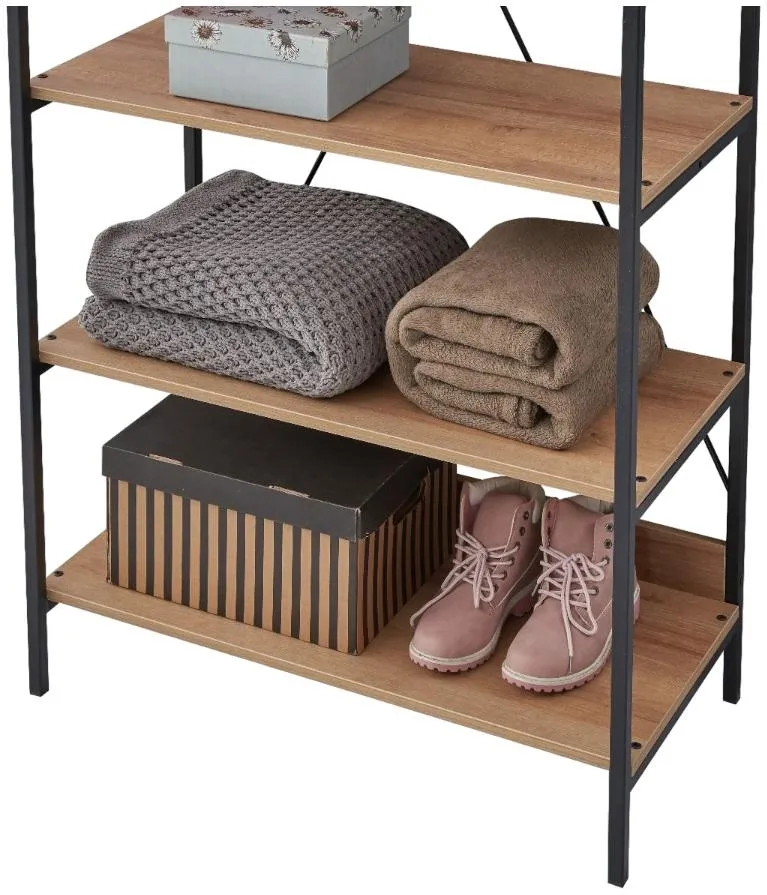 Craven Wide Open Wardrobe - Light Oak