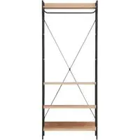 Craven Wide Open Wardrobe - Light Oak